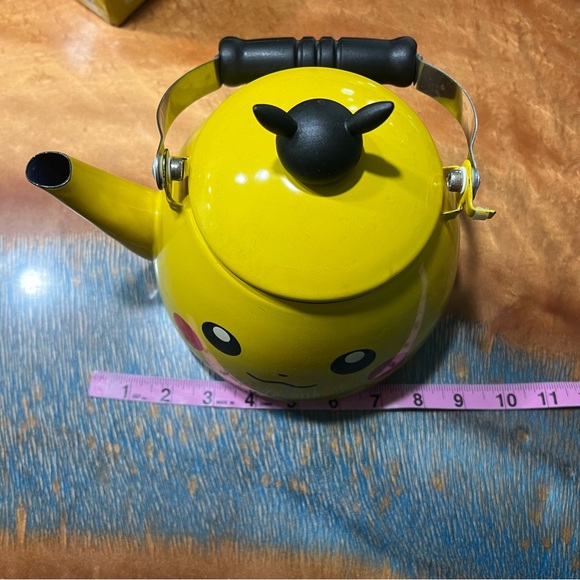 Pokémon Center Pikachu Tea Kettle Yellow Pikachu Teapot Japan with box - Picture 7 of 16